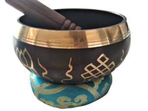 Antique Tibetan Yin Yang Singing Bowl