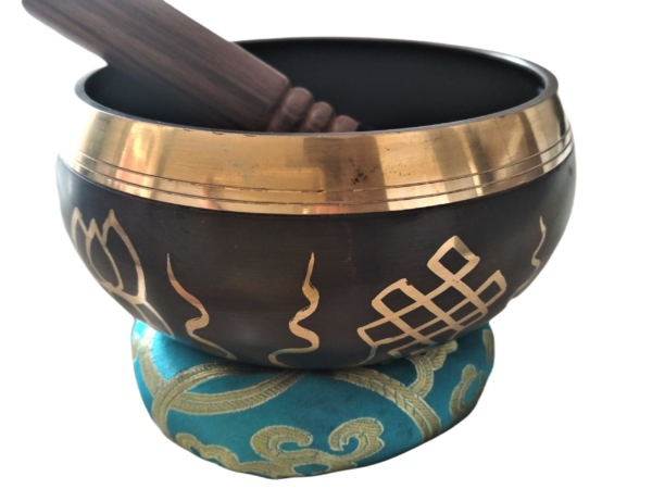 Antique Tibetan Yin Yang Singing Bowl