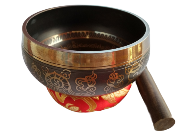 Special Engraved Antique Tibetan Singing Bowl M1 for Sound Therapy